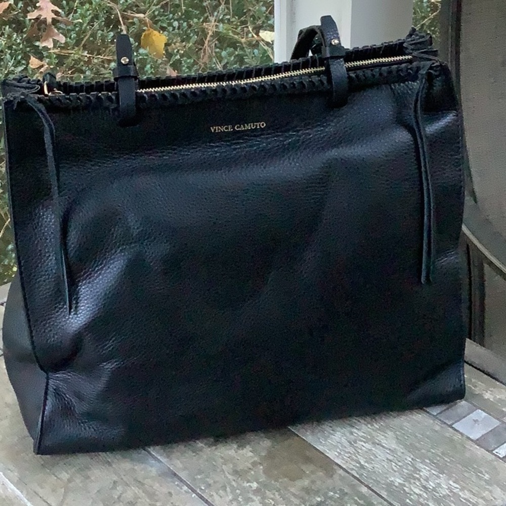 Vince Camuto Large Leather Tote NWOT